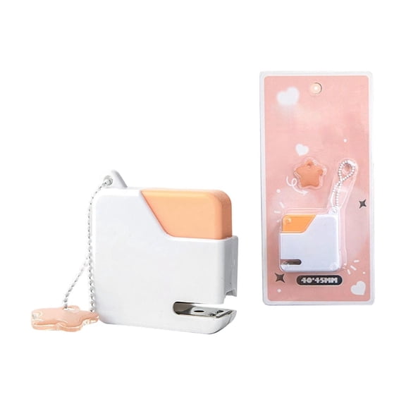 huayou Sugar Cube Shaped Mini Stapler for Paper Binding Office Document Arrangement Desktop Indoor Daily Use