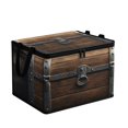 thumbnail image 1 of huayou Vintage Pattern Storage Bin, 19.7x13.8x13.8 Inch Collapsible Fabric Storage Box with Handles, Decorative Organizer for Home and Camping, 1 of 6