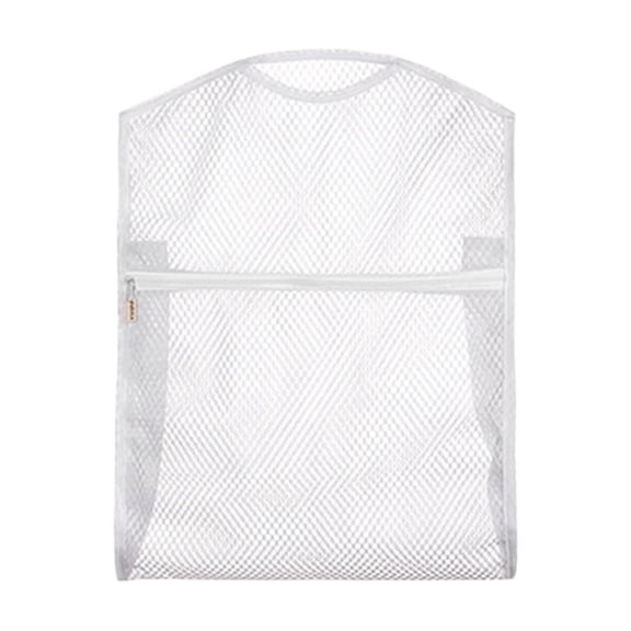 huayou White Multi Layer Hanging Mesh Drying Net Bag, Breathable Open Grid Laundry Organizer, for Garment Air Drying, Balcony Storage