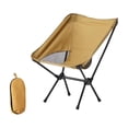 thumbnail image 1 of huayou Yellow Outdoor Folding Chair for Patio, Portable Foldable Seat for Garden Camping, Great Gift for Housewarming New Home, Ideal for Small Spaces Apartment Dorm, 1 of 6