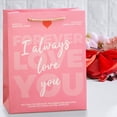 thumbnail image 1 of hulanddfd 10" Large Beautiful Gift Bags for Couples, Reusable Gift Tote Bags with Handle for Weddings Engagements Anniversariess Bridal Showers and Valentine's Day, 1 of 8