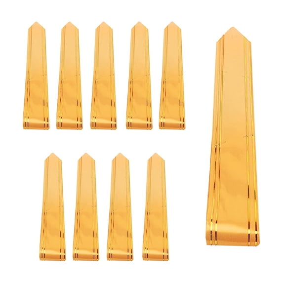hulanddfd 10 Pieces Bows for Gift Wrapping, Pull Bow Ribbon for Christmas Wedding Baskets Valentine's Day Bows, 0.9 in X 13.7 in Pull Bow for Gift Wrapping Decoration, Orange