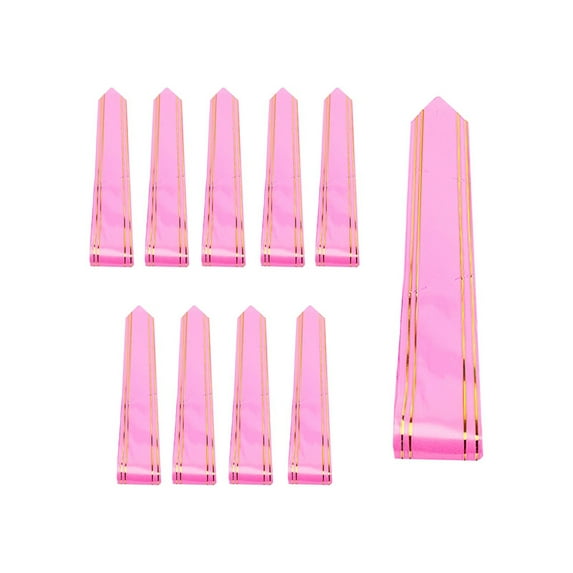 hulanddfd 10 Pieces Bows for Gift Wrapping, Pull Bow Ribbon for Christmas Wedding Baskets Valentine's Day Bows, 0.9 in X 13.7 in Pull Bow for Gift Wrapping Decoration, Pink