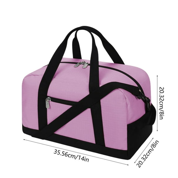 hulanddfd 14 Inch Small Gym Bag, Sports Bag With Shoulder Strap for Men Women Mini Duffle Bag for Travel Sports Workout