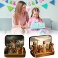 thumbnail image 1 of hulanddfd 2 Pack Mini Nativity Set in Tin Box, Portable Pocket Nativity Scene Figurines Display Tin Cases for Tabletop Mantel Shelf Decor Easter Party Supplies and Religious Gift, 1 of 8