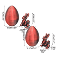 thumbnail image 1 of hulanddfd 2 Pcs Fingers Easter Egg, Funny 3D Printed Fingers Egg with Bunny Inside Easter Basket Stuffers Gifts Home Executive Desk Decor, Easter Surprise Rabbits Eggs, 1 of 4