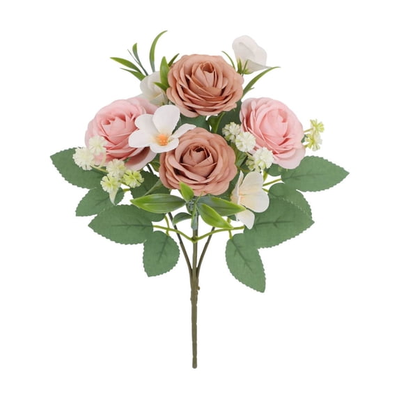 hulanddfd 2 Pcs Simulated Flowers, Orange Rose Artificial Flowers 11 inches Silk Faux Roses Bouquets for Wedding Bouquets Arrangement Home Office Party Centerpiece Table Decoration