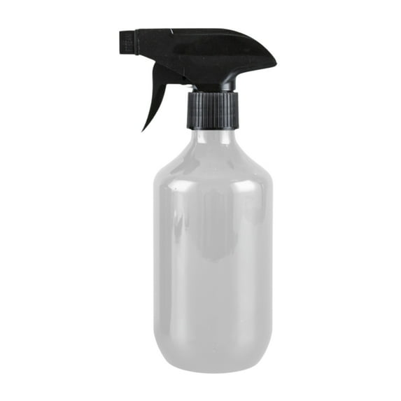 hulanddfd 500ml Plastic Spray Bottles, Adjustable Nozzle Fine Mist and Jet Stream Refillable Plastic Bottles Reusable Portable Sprayer for Hair Cooking Plants(Clear)