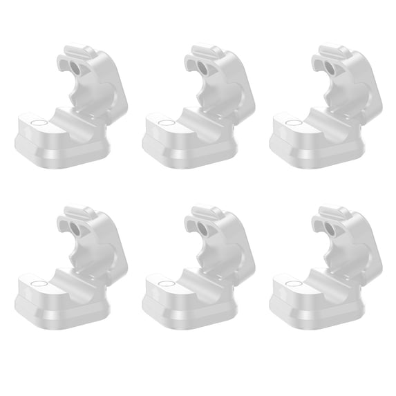 hulanddfd 6 Pack Cord Organizer, Magnetic Cable Clips Desktop Cable Management Wires Holders for Home Office Desktop Phone Car