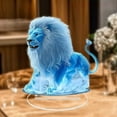 thumbnail image 1 of hulanddfd Acrylic Desktop Decor Blue Lions-shaped 2D Flat Display Standee Tabletop Centerpiece Deractive Figurine for Desktop Shelves Side Tables, 1 of 3