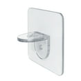 thumbnail image 1 of hulanddfd Adhesive Shelf Bracket, Plastic L Shaped Cabinet Bracket Supports Non-marking Adhesive Plank Connecting Piece for Furnitures Kitchen Cabinet Book Shelves Closet(Clear, 2.76in), 1 of 6