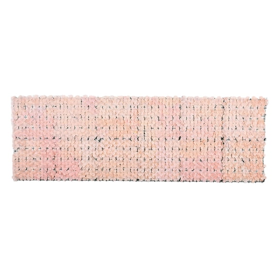 hulanddfd Artificial Flower Hedge Fence Screen Ivy Trellises Roll for Balcony Patio Outdoor Garden Wall Decor Sturdy Plastic Fence, Modular Easy to Install, Weather-Resistants, 19.69x39.37in(Pink)