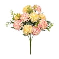 thumbnail image 1 of hulanddfd Artificial Flowers 10-Headed Hydrangea Bouquet Silk Flowers with Stems Faux Floral Arrangements Dining Table Centerpieces for Spring Home Party Decor(Champagne), 1 of 6