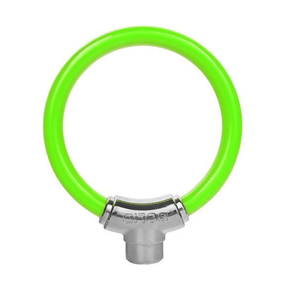 hulanddfd Bicycle Lock - Portable Antitheft Ring Bike Lock - Keyless Steel Cable Lock with PVC and Aluminum Alloy, Compact Security for Bicycles Scooters and Outdoor