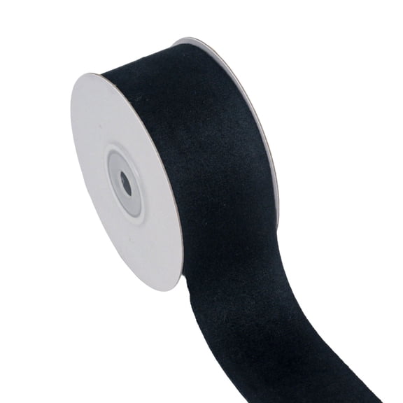 hulanddfd Black Velvet Ribbon 1.6in Double Faced Wired Ribbon for Gift Wrapping Wreath Decoration Bows Making Wedding Boutonnieres and Accessories 5 Yards/Roll