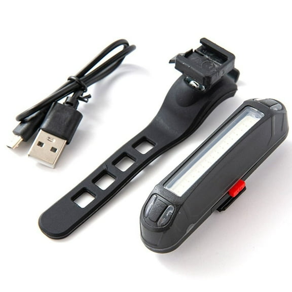 hulanddfd Bright USB Rechargeable Bike Tail Light, Waterproof Strobe LED Rear Light for Cycling Night Riding Safety