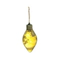 thumbnail image 1 of hulanddfd Christmas Balls Ornaments - 1pc Yellow Glass Balls 13cm*6.5cm/5.12"x2.56" Christmas Hanging Ball Decorations for Xmas Tree and Holiday Wedding Party, 1 of 6