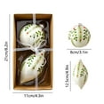 thumbnail image 1 of hulanddfd Christmas Balls Ornaments - Set of 2pcs White Glass Balls 8/3.1" Christmas Hanging Ball Decorations for Xmas Tree and Holiday Wedding Party, 1 of 6
