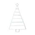 thumbnail image 1 of hulanddfd Christmas Display Stand, 32.25"x18.9"/82cm*48cm Foldable Christmas Tree Grids Frame Iron Christmas Tree Wall Christmas Decoration 1pc White, 1 of 6