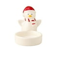 thumbnail image 1 of hulanddfd Christmas Snowman Candle Holders, 3.27"x4.41" Cute Snowman Shaped Ceramic Candlestick Mantel Table Centerpiece Decor Christmas Holiday Display Gift for Family, 1 of 6