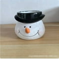 thumbnail image 1 of hulanddfd Christmas Snowman Plants Pots, 3" Resin Flower Pots Desktop Small Pottery Container for Christmas and Home Tabletop Indoor Outdoor Decor 1pc, 1 of 3
