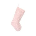 thumbnail image 1 of hulanddfd Christmas Stocking Pink Personalized Christmas Knitted Stocking Candy Gift Bag 48cm/18.9" Xmas Hanging Ornament for Xmas Tree Wall Table Holiday Wedding Party Supplies 1pc, 1 of 6