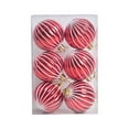thumbnail image 1 of hulanddfd Christmas Tree Ball Ornament Set - 6Pcs Red Shatterproof Xmas Hanging Balls, Christmas Hanging Pendant for Tree Wreath and Wedding Holiday Party Decor 6cm/2.36", 1 of 9