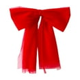 thumbnail image 1 of hulanddfd Christmas Tree Bows, 11.81"x9.06" Red Christmas Bows Xmas Hanging Decoration for Xmas Tree Wreath and Wedding Party Holiday Decor, 1 of 6