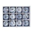 thumbnail image 1 of hulanddfd Christmas Tree Ornaments - Set of 12pcs Blue Shatterproof Hanging Balls 6cm/2.36" Christmas Balls Decorations for Xmas Tree and Holiday Wedding Party, 1 of 6