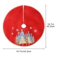 thumbnail image 1 of hulanddfd Christmas Tree Skirt, Tree Skirt with Xmas Patterns Desktop Christmas Tree Decoration for Xmas Tree Decor, 1 of 5