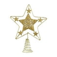 thumbnail image 1 of hulanddfd Christmas Tree Topper - Gold Small Star Mini Christmas Tree Decoration 5 Point Star Xmas Treetop Ornaments for Xmas Tree or Indoor Party Home Decor B-2, 1 of 6
