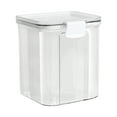 thumbnail image 1 of hulanddfd Clear Airtight Food Storage Containers, Plastic Dry Food Canisters with Lids for Kitchen Pantry Organization, Disheswasher Safe, 1 of 6