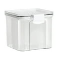 thumbnail image 1 of hulanddfd Clear Airtight Food Storage Containers, Plastic Dry Food Canisters with Lids for Kitchen Pantry Organization, Disheswasher Safe, 1 of 6