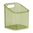 thumbnail image 1 of hulanddfd Clear Wall Mounted Storage Bins, Toiletry Organizer Plastic Toothbrush Adhesive Hanging Box for Bathroom Kitchen Cabinet, 1 of 6