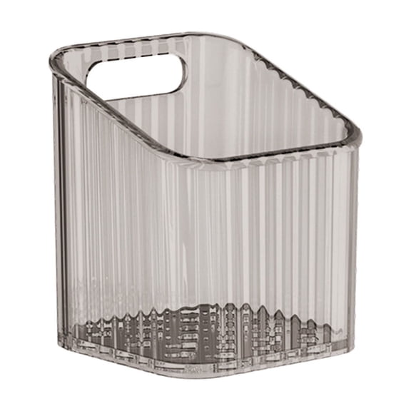 hulanddfd Clear Wall Mounted Storage Bins, Toiletry Organizer Plastic Toothbrush Adhesive Hanging Box for Bathroom Kitchen Cabinet