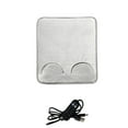 thumbnail image 1 of hulanddfd Comfortable Plushes Electric Heated Foot Warmer, 5-Level Temp, Automatic Power-off, Washable, Soft Fabric Foot Mats for Office Home Outside, 1 of 6