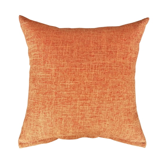 hulanddfd Couch Throw Pillow Covers 16x16 Inch Orange Decorative Pillows Cases Soft Polyester Cushion Covers for Sofa Bed Living Room