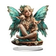 thumbnail image 1 of hulanddfd Desktop Goddesses Ornament, 2D Flat Acrylic Desktop Goddesses Figurine Tabletop Centerpiece Display Stand for Desk Living Room Home Decoration, 1 of 5