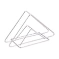 thumbnail image 1 of hulanddfd Desktop Napkin Holders - Stainless Steel Semicircular Table Rack, 5.1"x2.7" Dishwasher Safe Stand Up Holders Kitchen Gadgets for Home Dining Tables Restaurants Cafes, 1 of 6