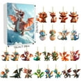 thumbnail image 1 of hulanddfd Dinosaur Advent Calendar for - 24 Days Of Surprise Countdown Calendars Gift Box, 10.24"x7.08" Christmas Countdown Calendar for Xmas Gifts and Home Decor, 1 of 4