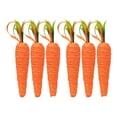 thumbnail image 1 of hulanddfd Easter Decorations 6 Pcs Carrot Ornament, Fake Carrot Foam Fake Fruit for Home Kitchen Easter Party Supplies(Orange), 1 of 6