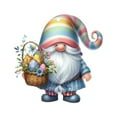 thumbnail image 1 of hulanddfd Easter Gnome Ornament Gnome Bunny Eggs Acrylic Hanging Pendant Spring Easter Dwarf Decoration for Car mirrors backpack Walls Doors, 1 of 5