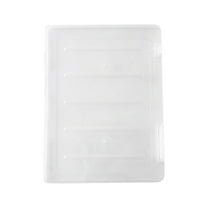 hulanddfd File Storage Box - 1pc 12"x9" Transparent Plastic Storage box Desktop Organizer for Home Office Portable File Document Case