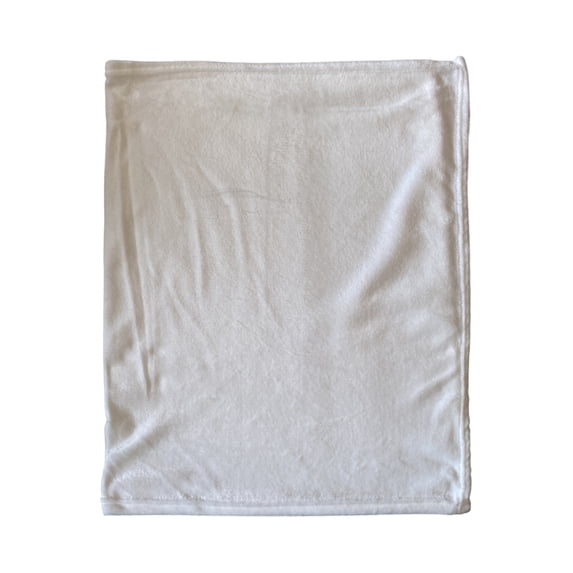 hulanddfd Fleece Blanket Pures White Throw Blankets, Plushes Fuzzy Cozy Soft Blankets for Sofa Couch Bed,19.7x27.6 Inches
