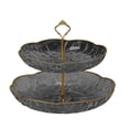 thumbnail image 1 of hulanddfd Fruit Plates Tray Cupcake Stand Decorative Dessert Plates Serving Trays Cake Stand for Decor Entertaining Birthday Home Wedding, Black, 1 of 6