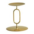 thumbnail image 1 of hulanddfd Gold Metal Pillar Candle Holders - 3.94"x3.54"x2.76" O-Shaped Candlestick Iron Candle Holders for Livingroom Dining Table Holiday Decor, 1 of 6