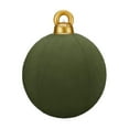 thumbnail image 1 of hulanddfd Inflatable Christmas Ornaments - Large Inflatable Flocked Decorated Ball, 15.7in Christmas Tree Decorations for Xmas Tree Indoor and Outdoor Decor, 1 of 1