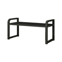 hulanddfd Kitchen Countertop Organizer Cabinet Shelf, 11.81x8.46x7.87in Kitchen Shelf Organizer Spice Rack Punch-free Storage Rack for Kitchen Bathroom