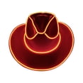 thumbnail image 1 of hulanddfd LED Party Cow Hat, Unisex Party Costumes Accessories, Glowing Light-Up Hat with Multiple Lighting Modes for Celebrations Festive Events(Yellow), 1 of 2