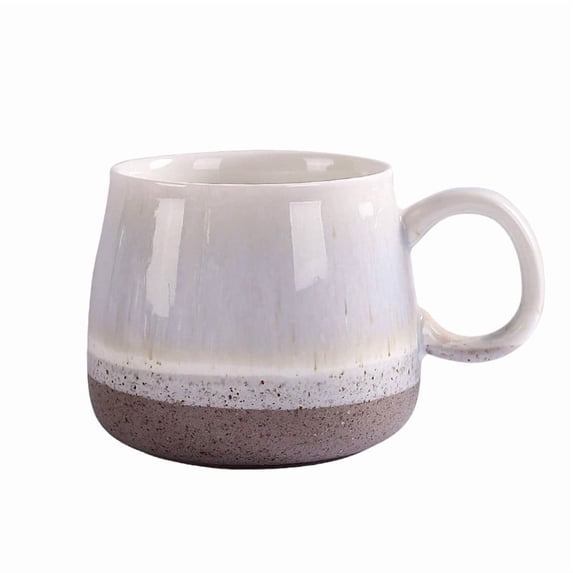 hulanddfd Large Ceramic Coffee Mug, Large Capacity Household Tea Cup Dishwasher and Microwave Safe for Office and Home